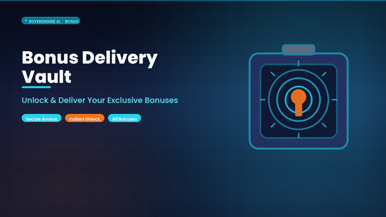 Bonus Delivery Vault cover